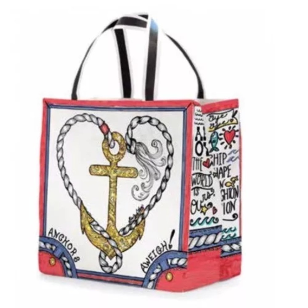 NWT, Brighton ‘Seas the Day’ Nautical Large Tote! - Picture 3 of 5